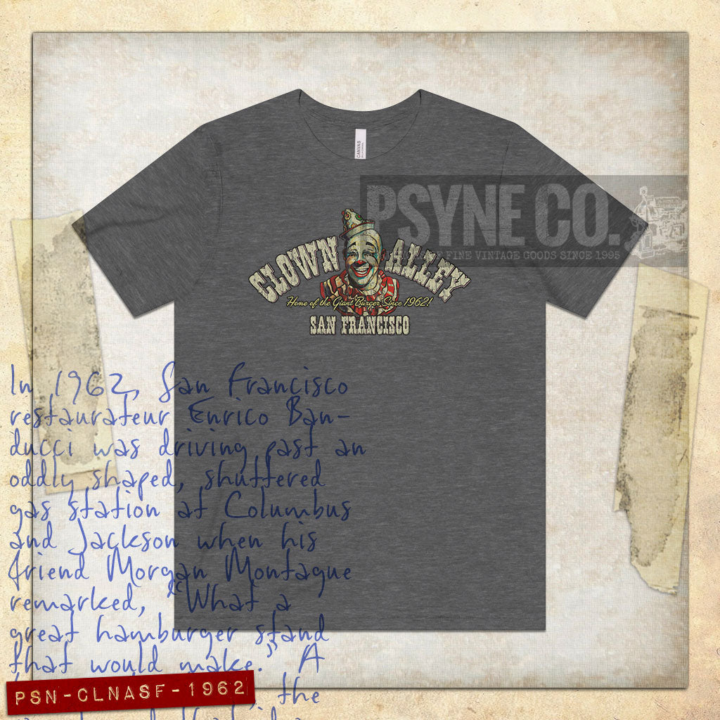 Clown Alley San Francisco 1962 Vintage Men's T-Shirt