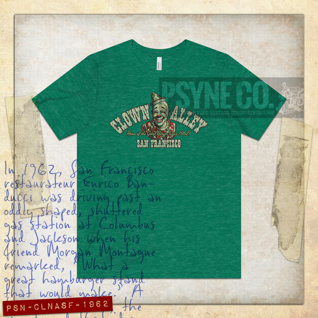 Clown Alley San Francisco 1962 Vintage Men's T-Shirt