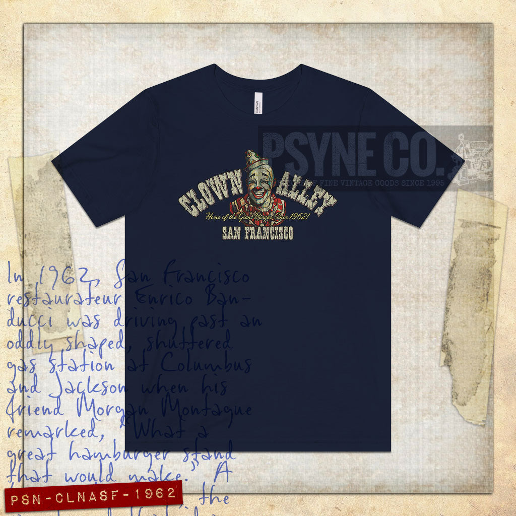 Clown Alley San Francisco 1962 Vintage Men's T-Shirt
