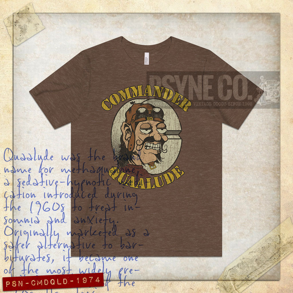 Commander Quaalude 1974 Vintage Men's T-Shirt