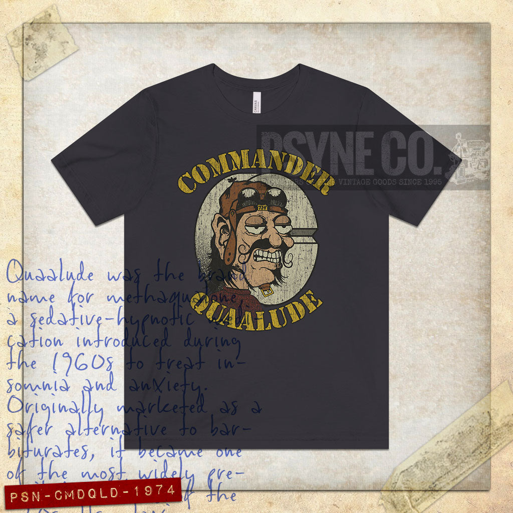 Commander Quaalude 1974 Vintage Men's T-Shirt