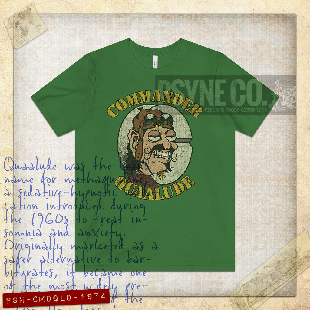 Commander Quaalude 1974 Vintage Men's T-Shirt