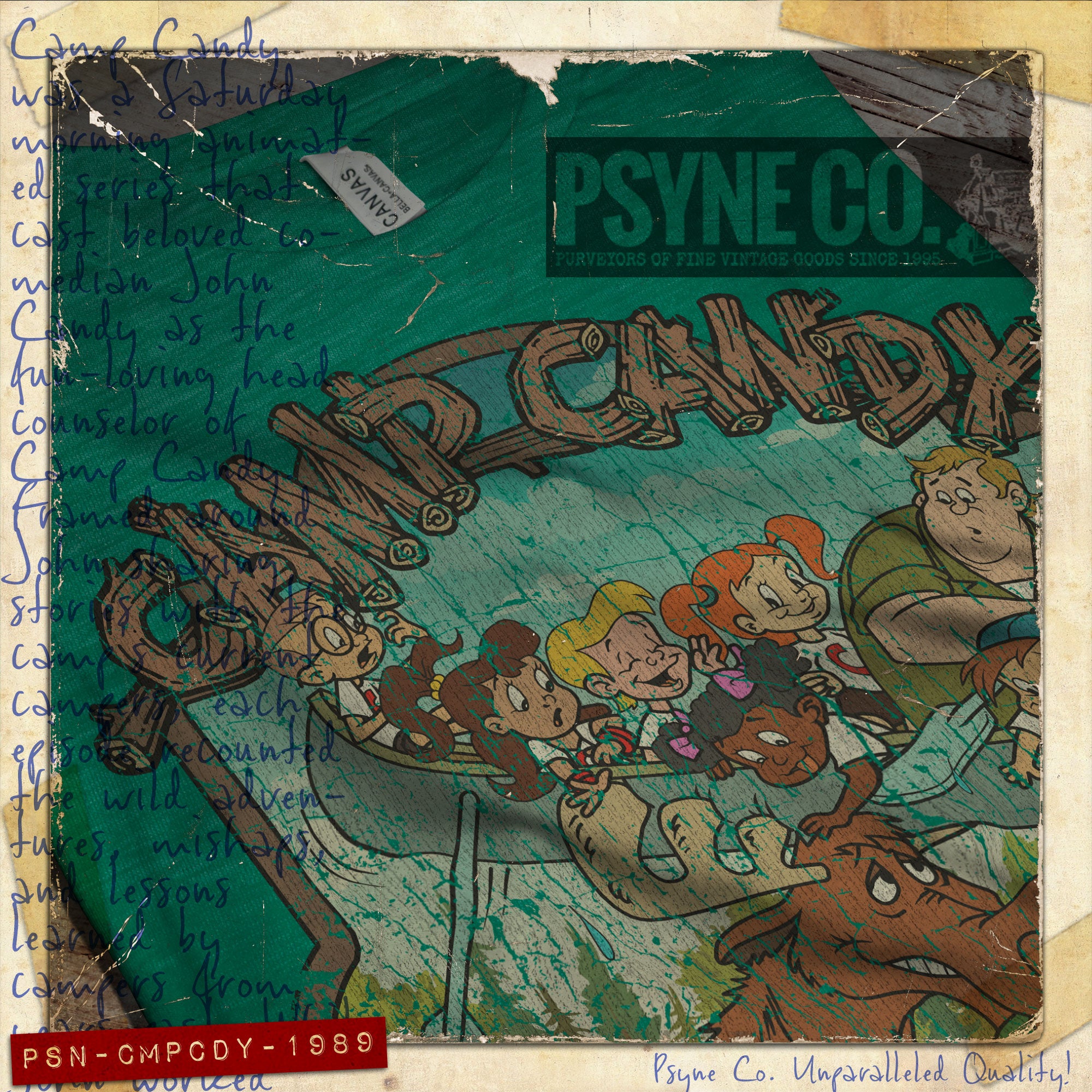 Camp Candy 1989 Vintage Men’s T-Shirt