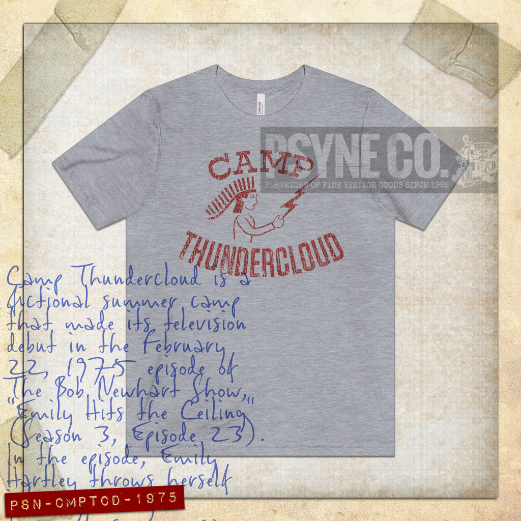 Camp Thundercloud 1975 Vintage Men's T-Shirt