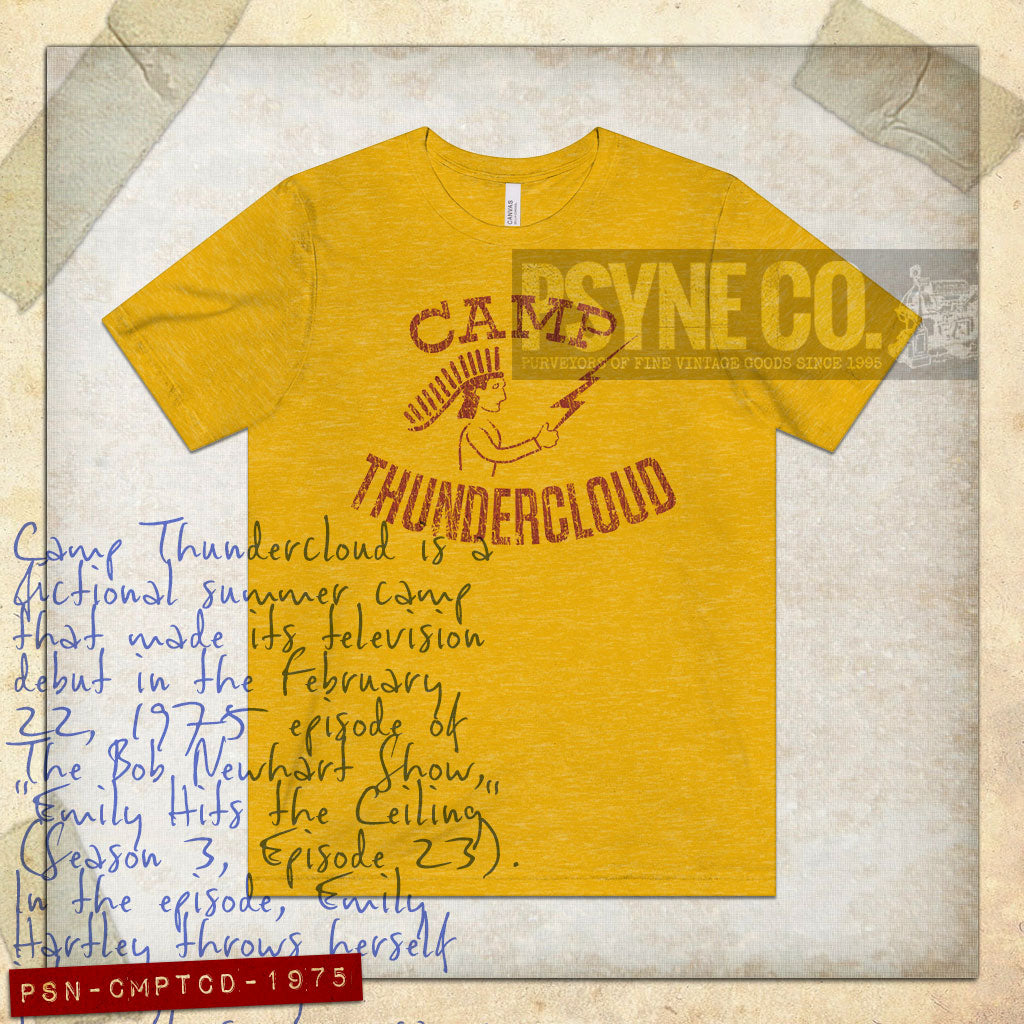 Camp Thundercloud 1975 Vintage Men's T-Shirt