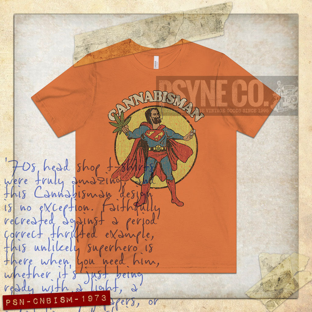 Cannabisman 1973 Vintage Men’s T-Shirt
