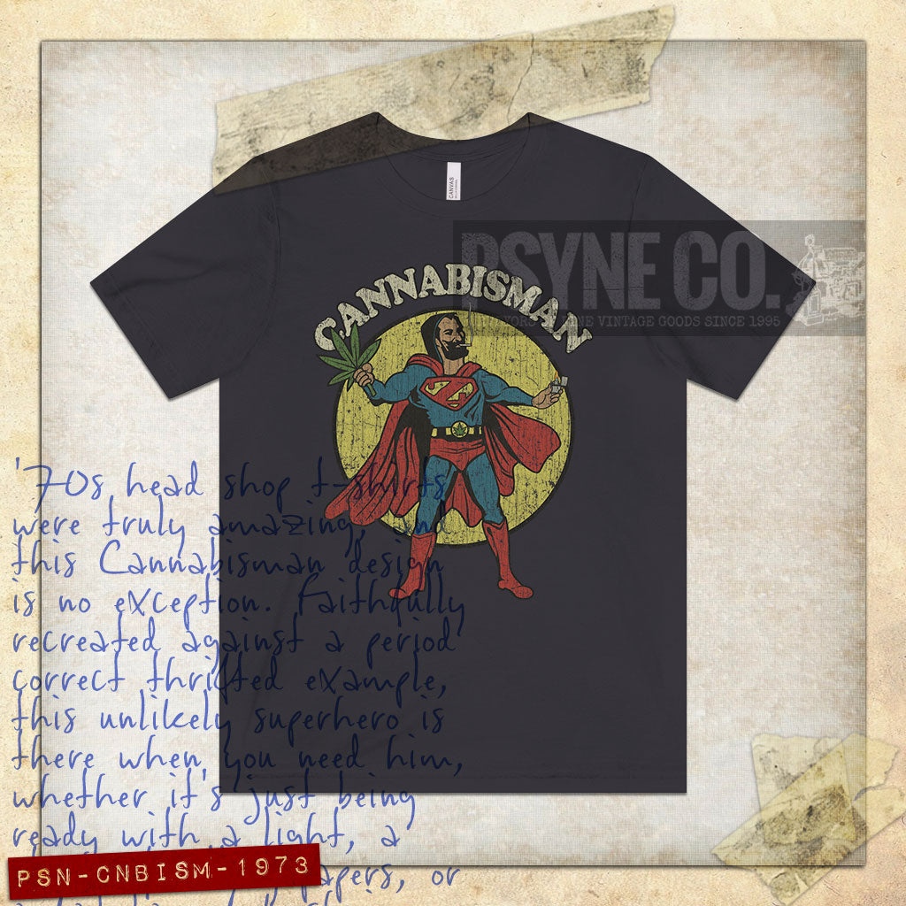Cannabisman 1973 Vintage Men’s T-Shirt