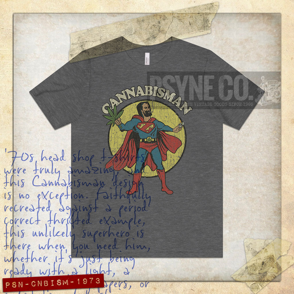 Cannabisman 1973 Vintage Men’s T-Shirt