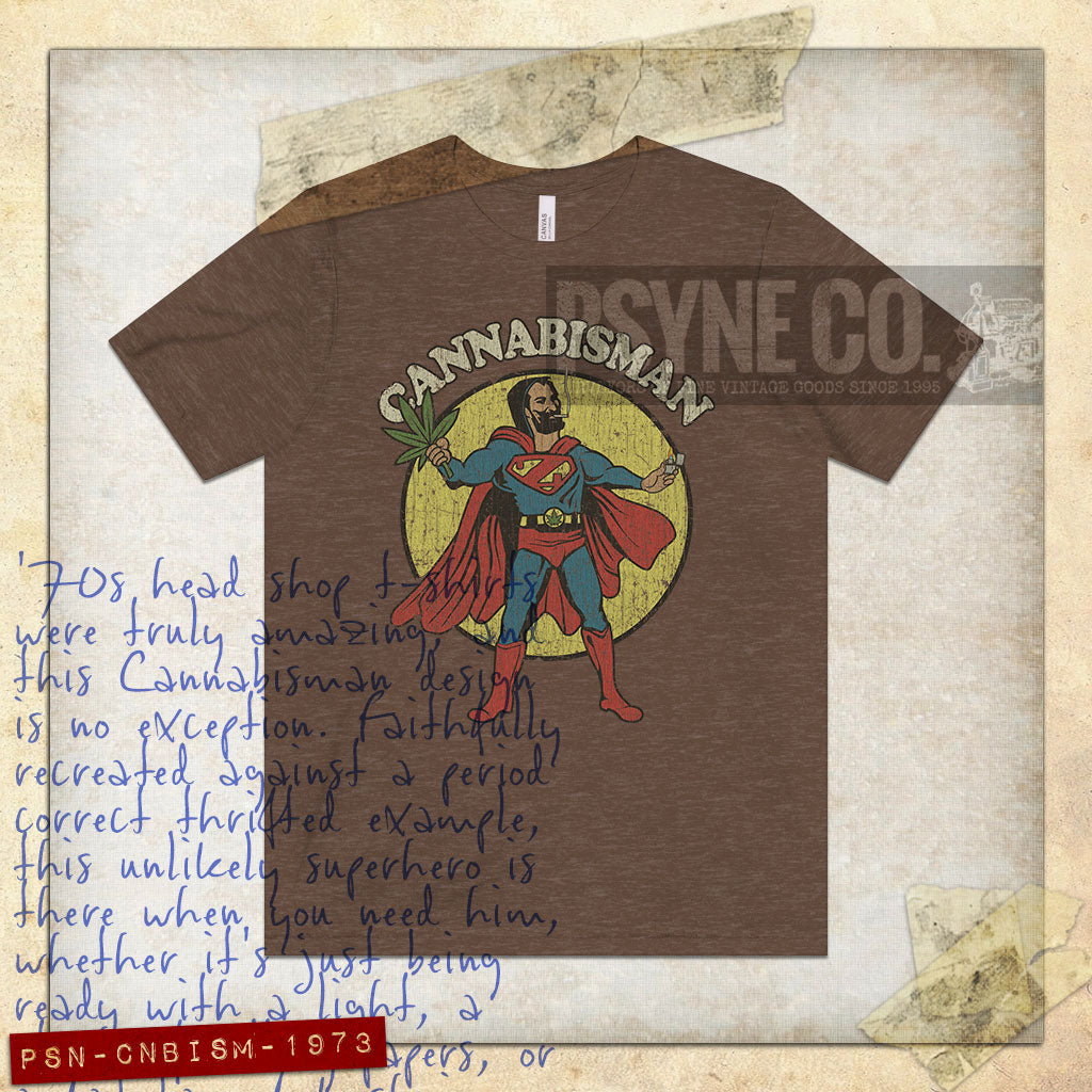 Cannabisman 1973 Vintage Men’s T-Shirt