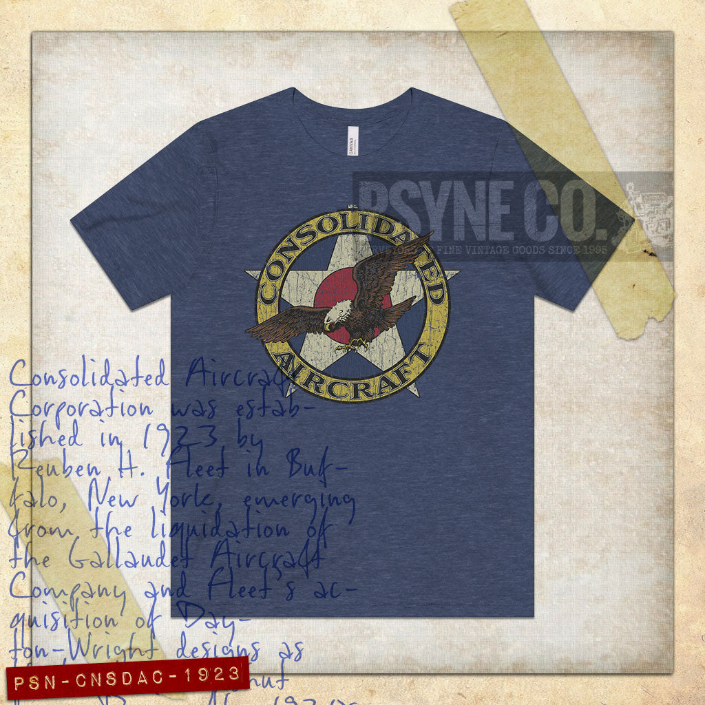 Consolidated Aircraft 1923 Vintage Men’s T-Shirt