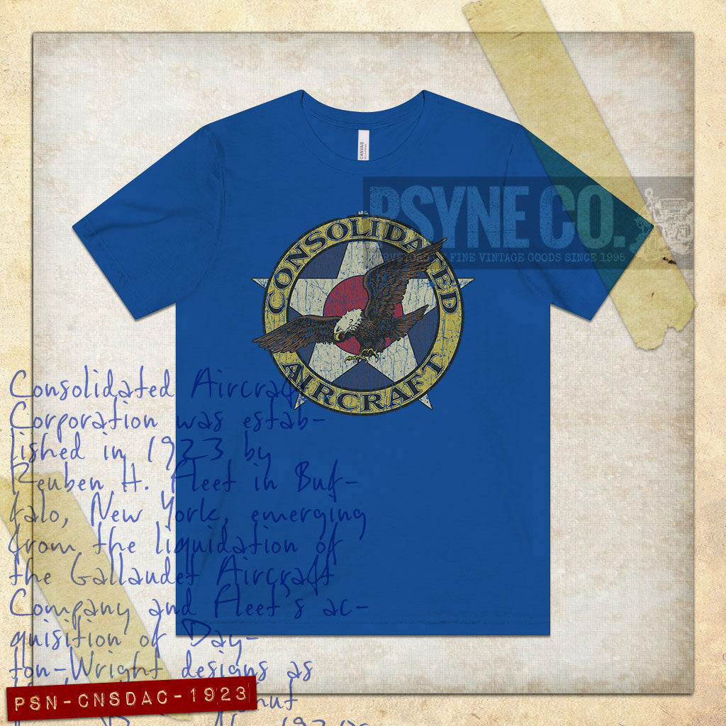 Consolidated Aircraft 1923 Vintage Men’s T-Shirt