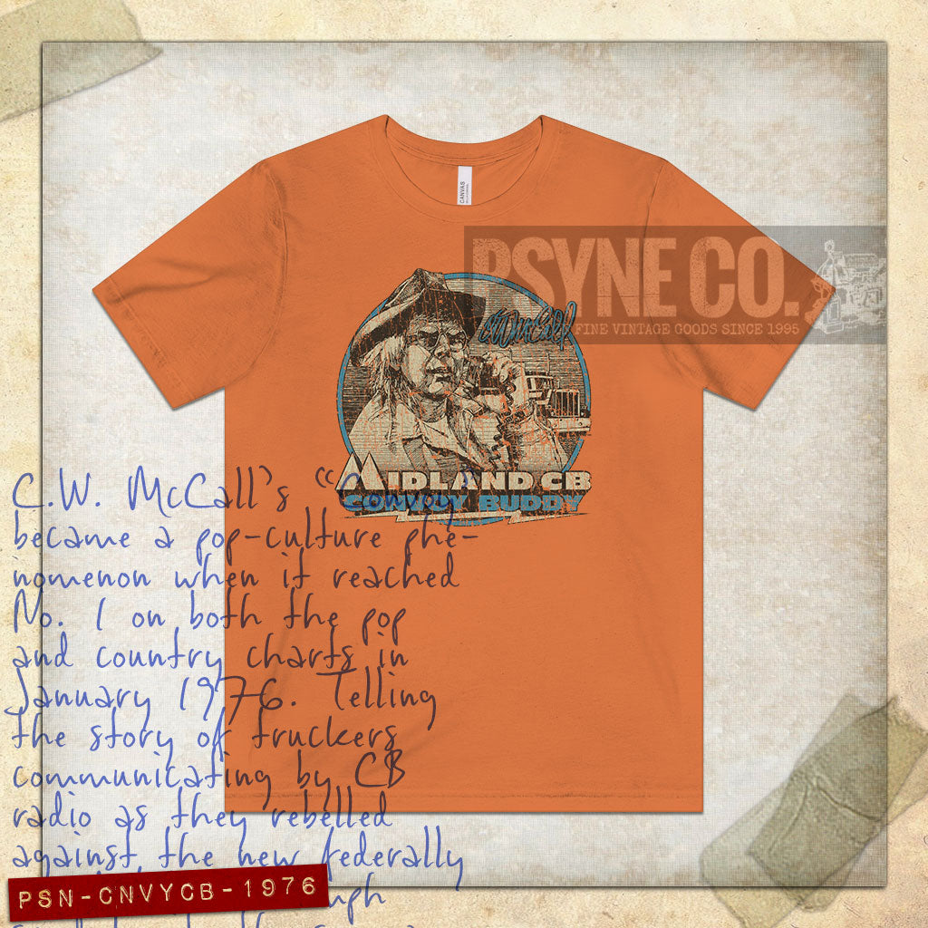 Convoy Buddy CB Radio 1976 Vintage Men's T-Shirt