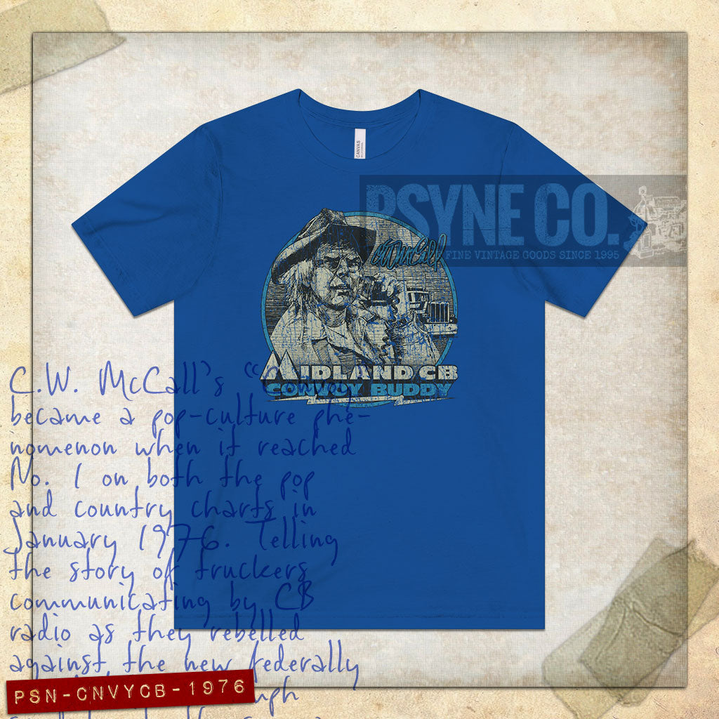 Convoy Buddy CB Radio 1976 Vintage Men's T-Shirt