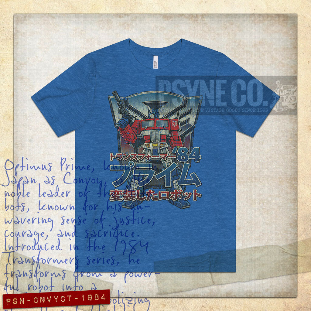 Convoy of Cybertron 1984 Vintage Men's T-Shirt