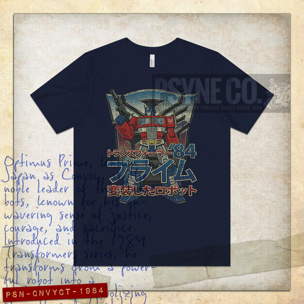 Convoy of Cybertron 1984 Vintage Men's T-Shirt