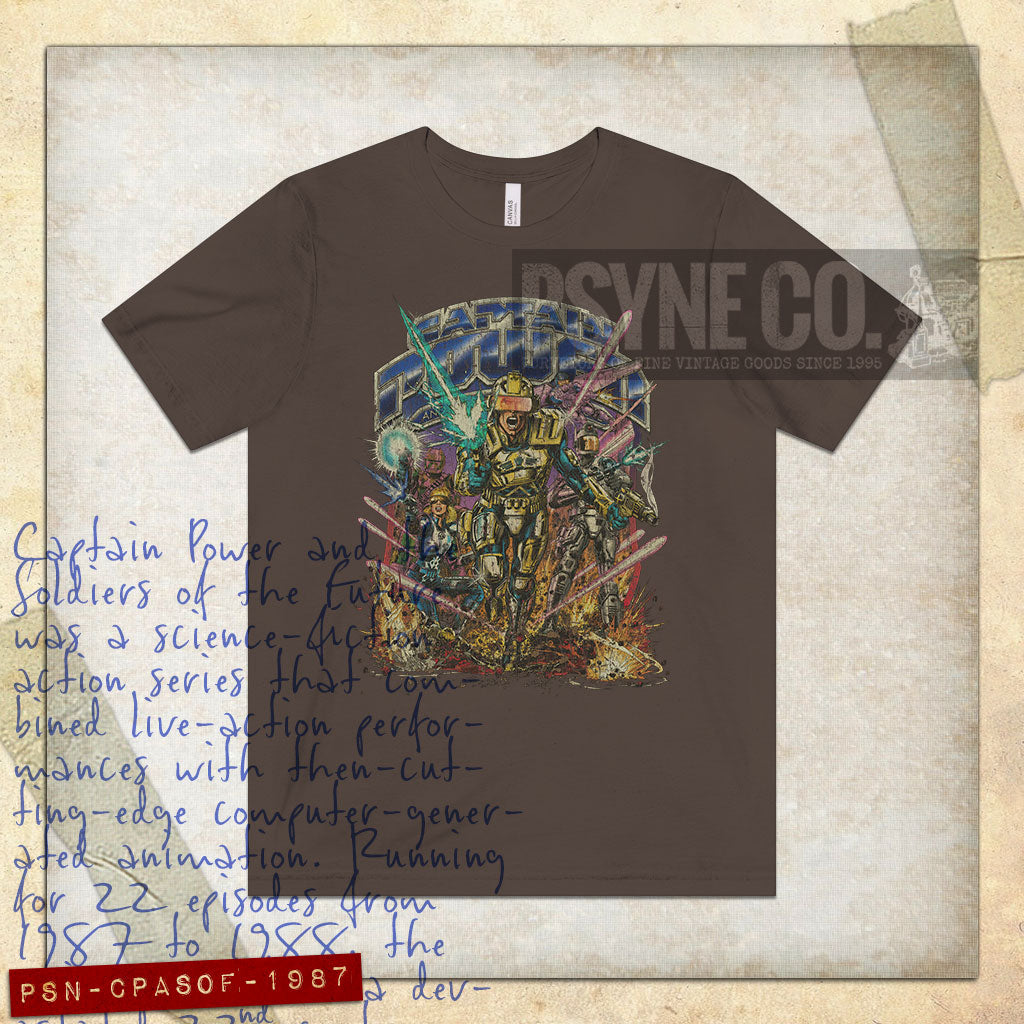 Captain Power and the Soldiers of the Future 1987 Vintage Men's T-Shirt