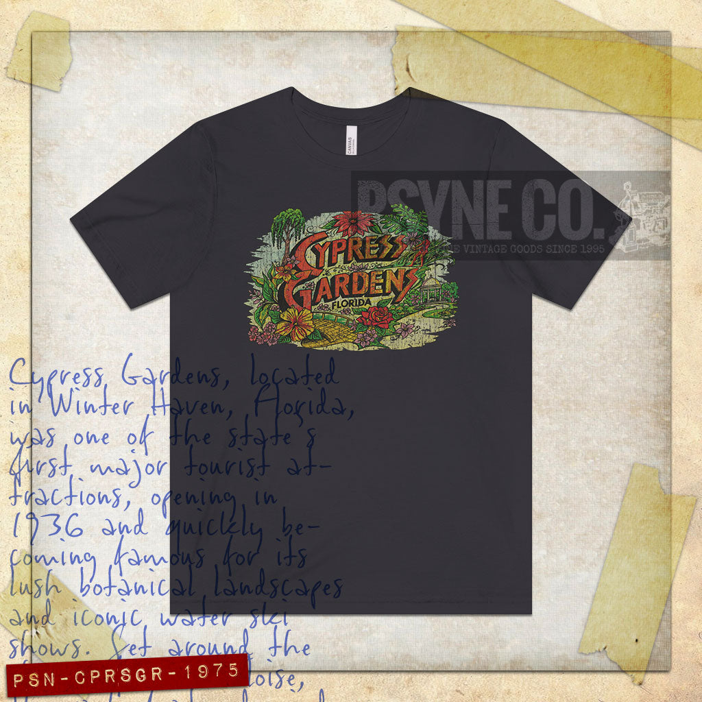 Cypress Gardens Florida 1975 Vintage Men's T-Shirt