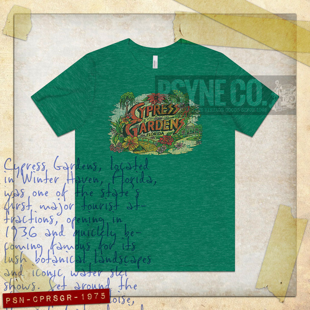 Cypress Gardens Florida 1975 Vintage Men's T-Shirt