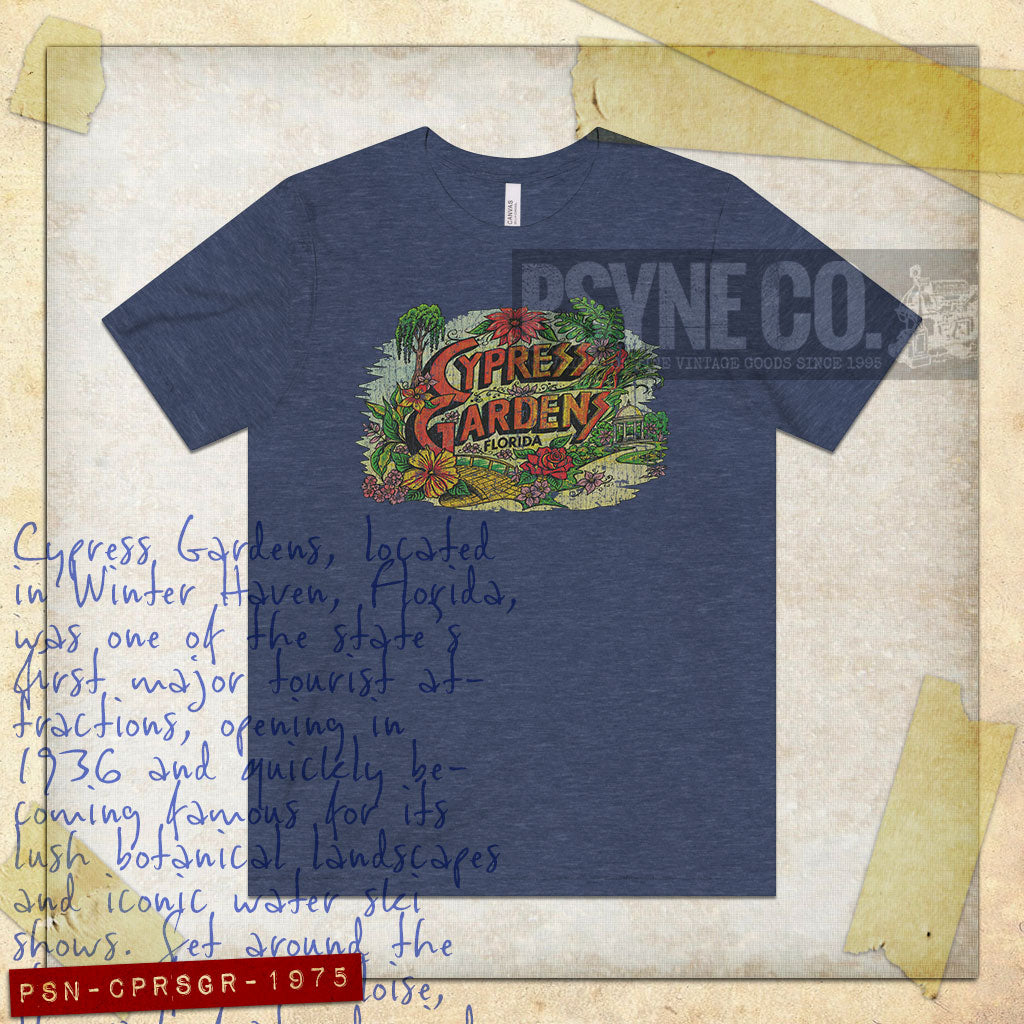 Cypress Gardens Florida 1975 Vintage Men's T-Shirt