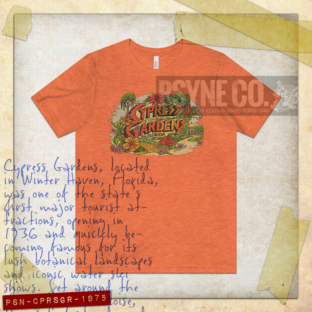 Cypress Gardens Florida 1975 Vintage Men's T-Shirt
