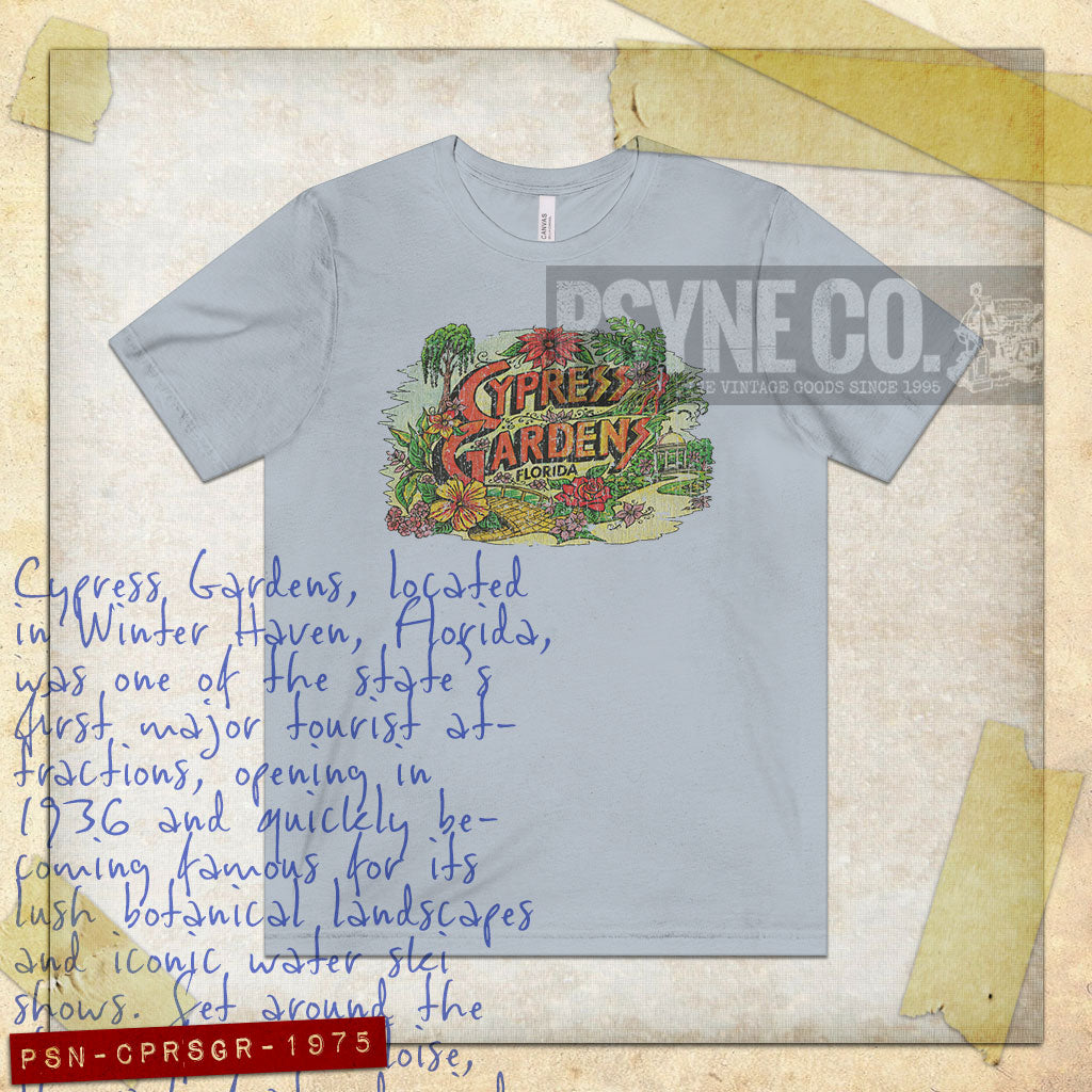 Cypress Gardens Florida 1975 Vintage Men's T-Shirt