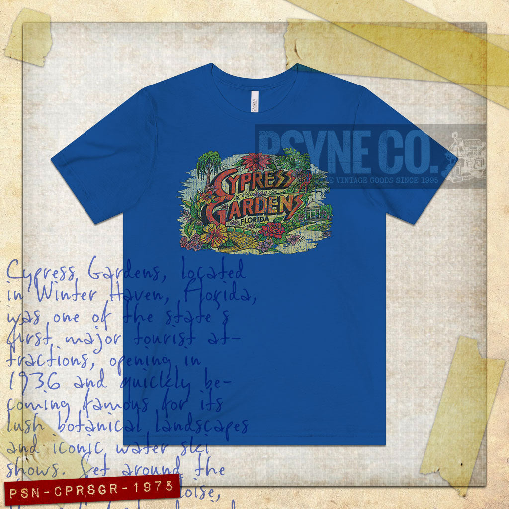 Cypress Gardens Florida 1975 Vintage Men's T-Shirt