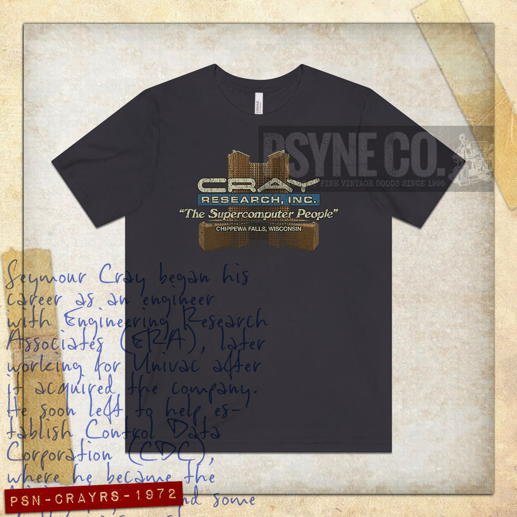 Cray Research, Inc. 1972 Vintage Men's T-Shirt