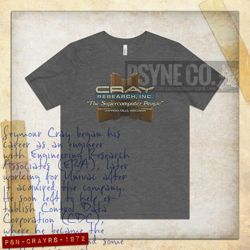 Cray Research, Inc. 1972 Vintage Men's T-Shirt