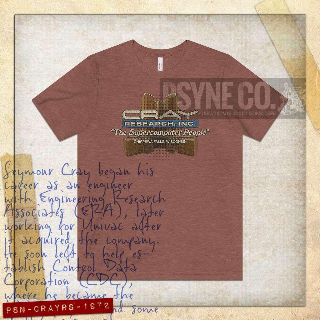 Cray Research, Inc. 1972 Vintage Men's T-Shirt