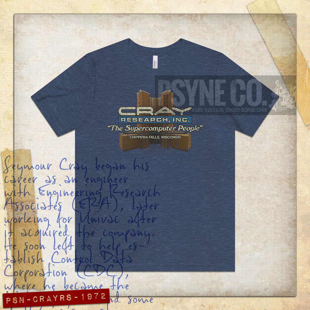 Cray Research, Inc. 1972 Vintage Men's T-Shirt