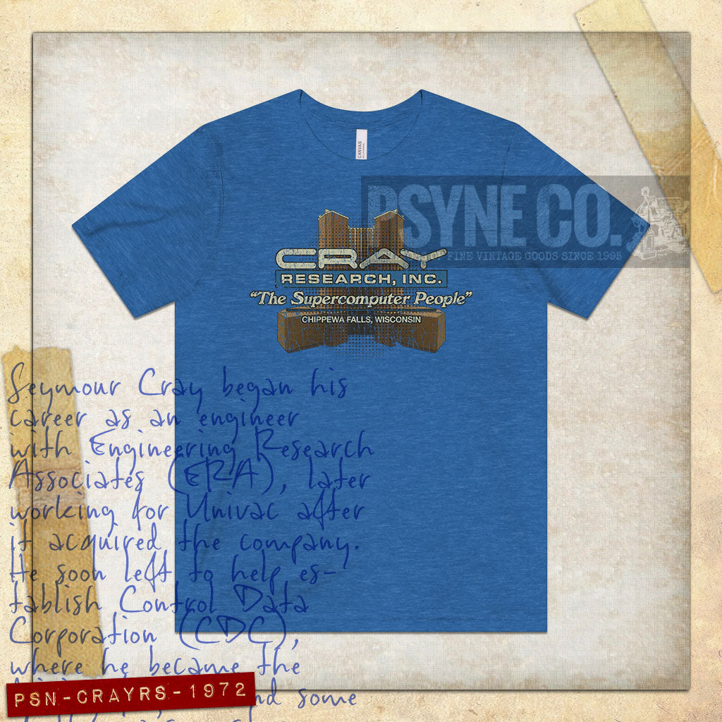 Cray Research, Inc. 1972 Vintage Men's T-Shirt