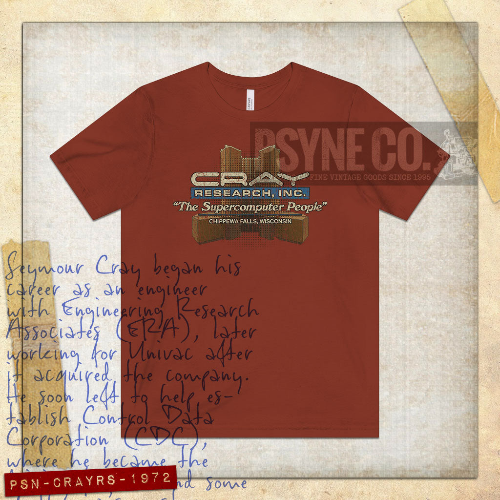 Cray Research, Inc. 1972 Vintage Men's T-Shirt