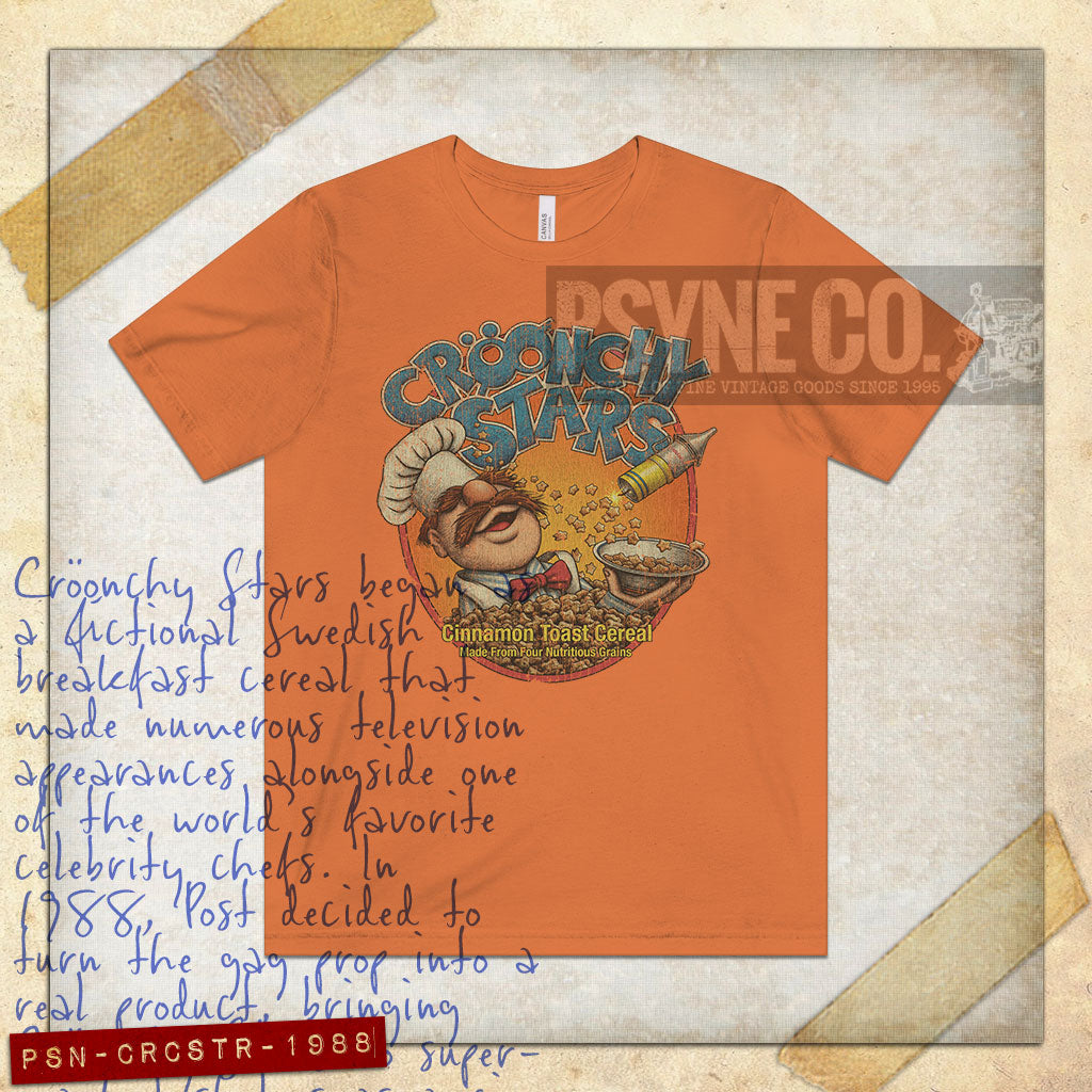 Cröonchy Stars Cereal 1988 Vintage Men's T-Shirt