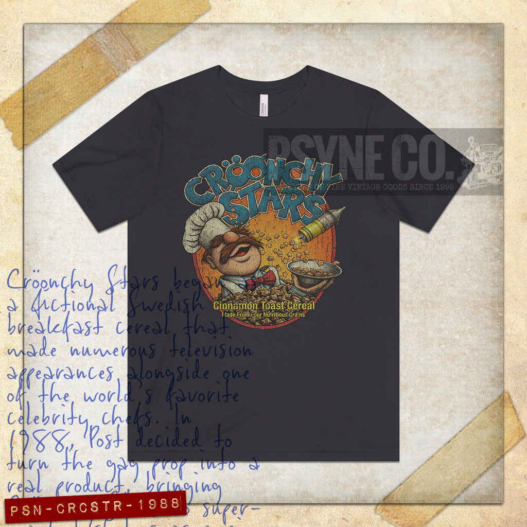 Cröonchy Stars Cereal 1988 Vintage Men's T-Shirt