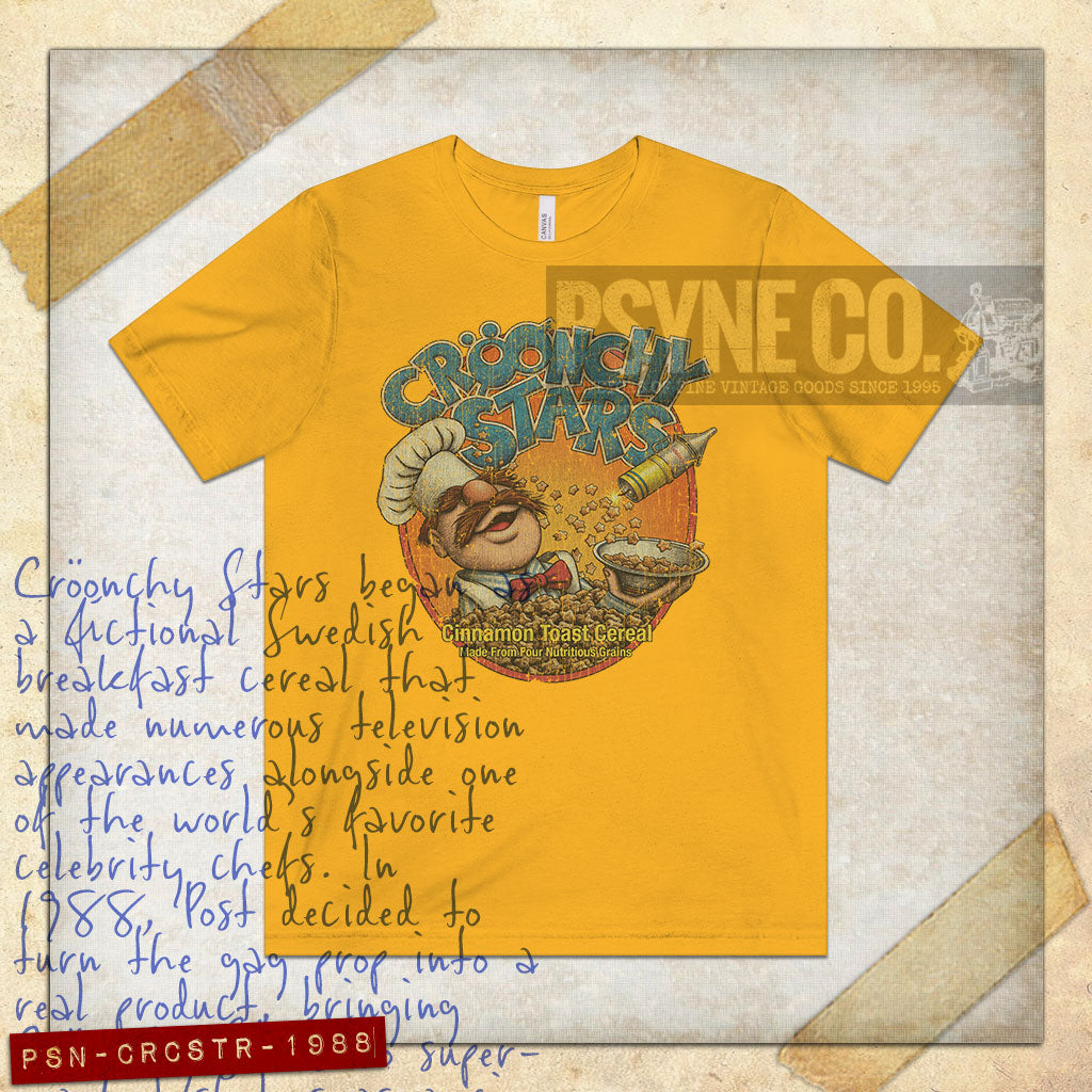Cröonchy Stars Cereal 1988 Vintage Men's T-Shirt
