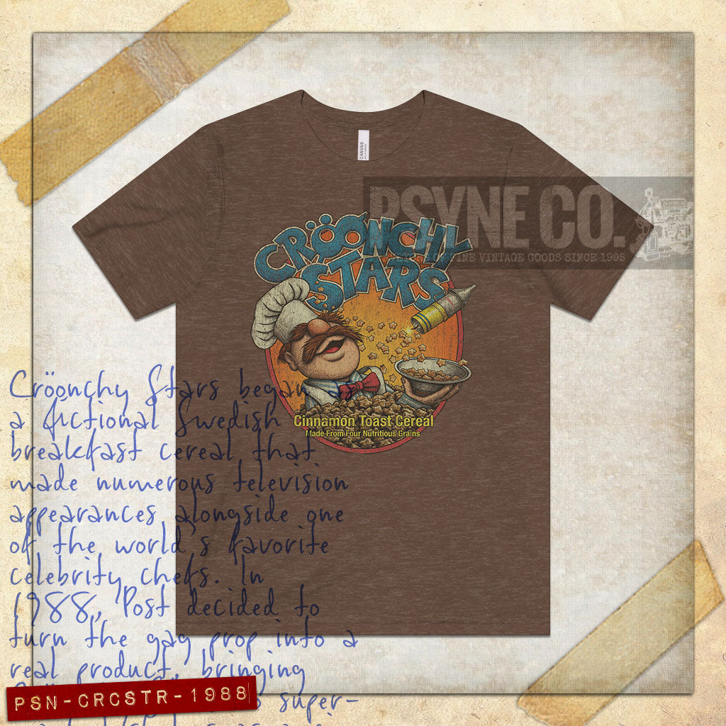 Cröonchy Stars Cereal 1988 Vintage Men's T-Shirt