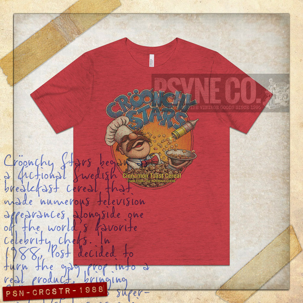 Cröonchy Stars Cereal 1988 Vintage Men's T-Shirt