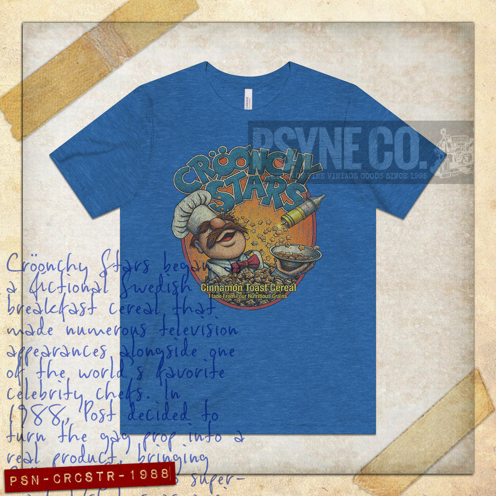 Cröonchy Stars Cereal 1988 Vintage Men's T-Shirt