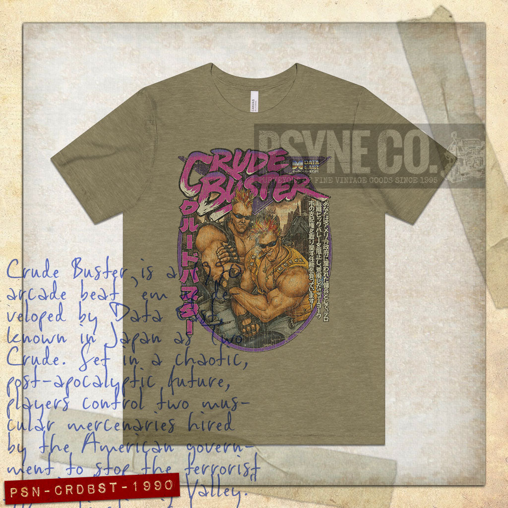 Crude Buster 1990 Vintage Men's T-Shirt