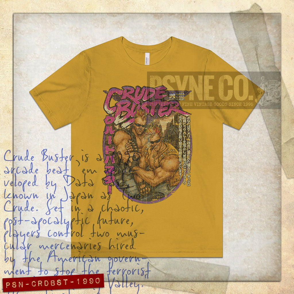 Crude Buster 1990 Vintage Men's T-Shirt