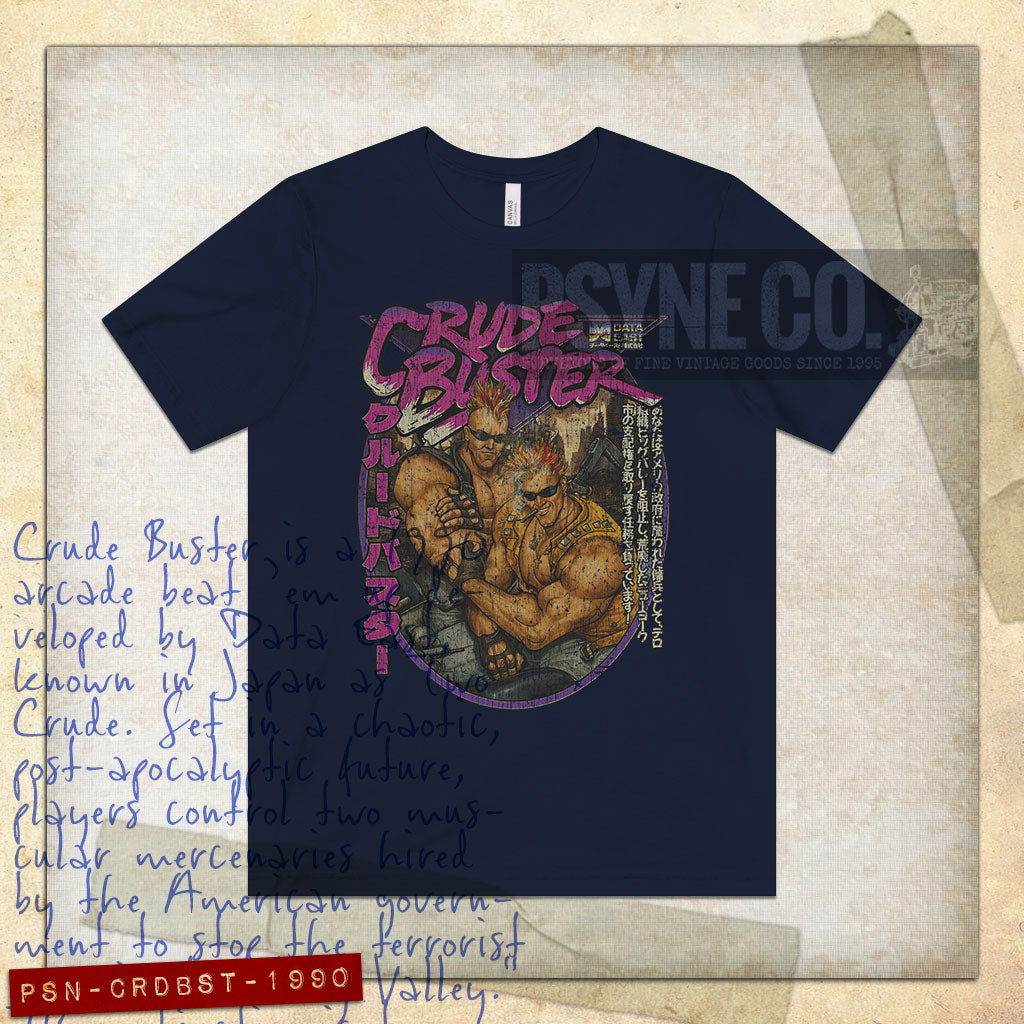 Crude Buster 1990 Vintage Men's T-Shirt