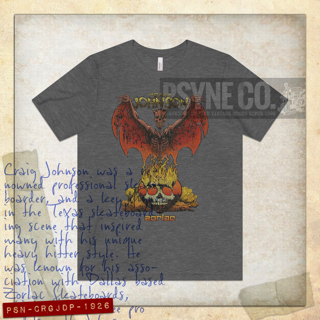 Craig Johnson Death Phoenix 1986 Vintage Men's T-Shirt