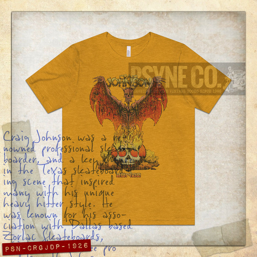 Craig Johnson Death Phoenix 1986 Vintage Men's T-Shirt