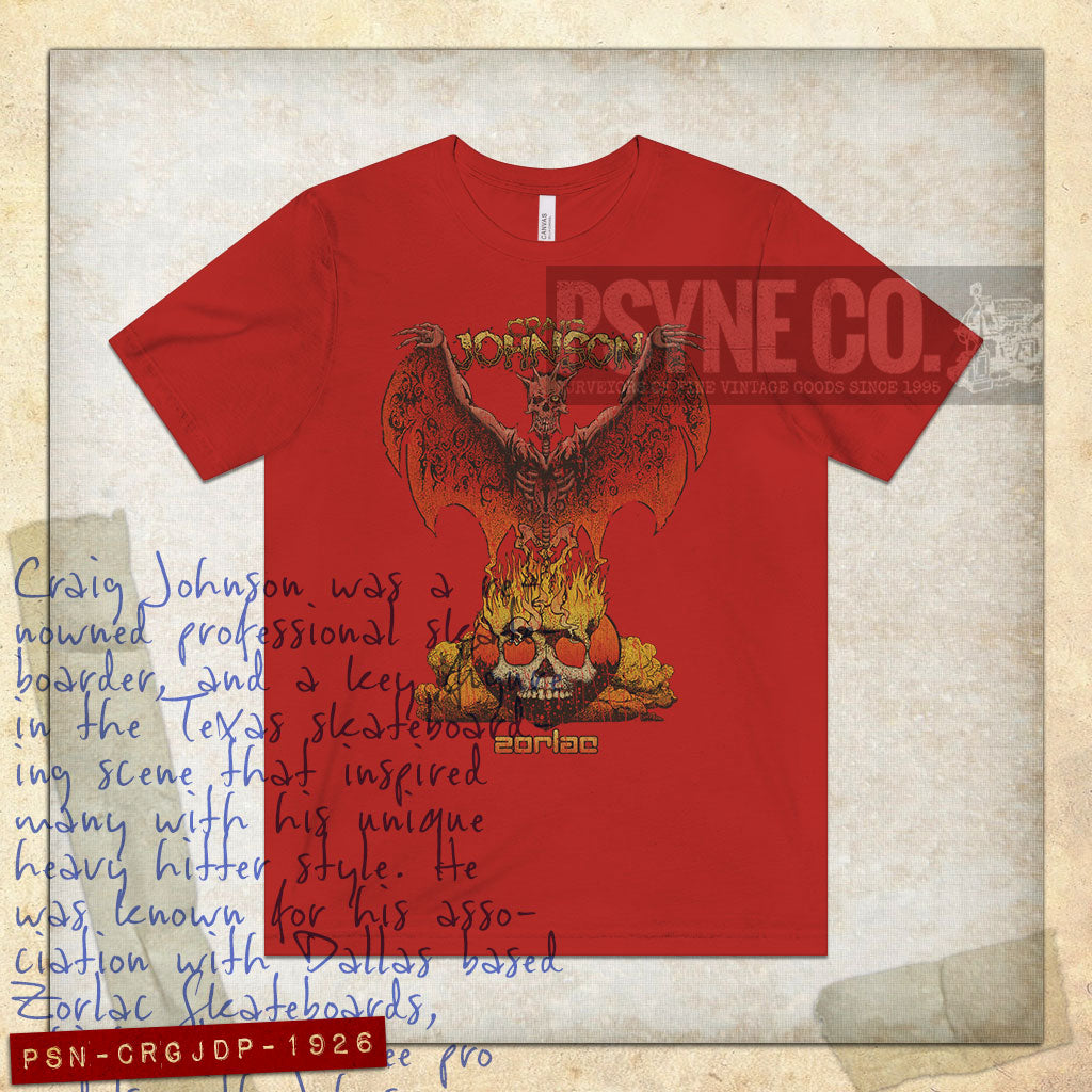 Craig Johnson Death Phoenix 1986 Vintage Men's T-Shirt