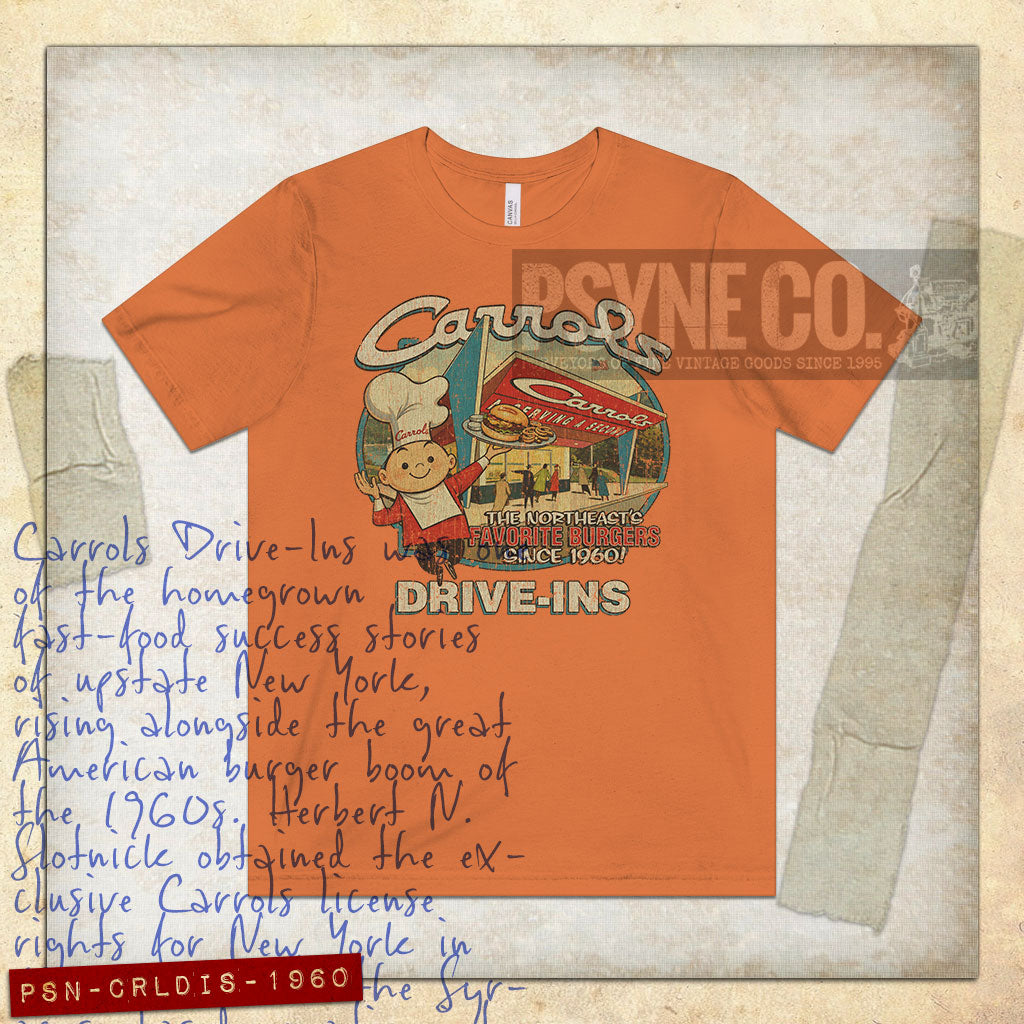 Carrols Drive-Ins 1960 Vintage Men's T-Shirt