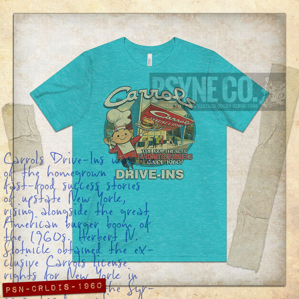 Carrols Drive-Ins 1960 Vintage Men's T-Shirt