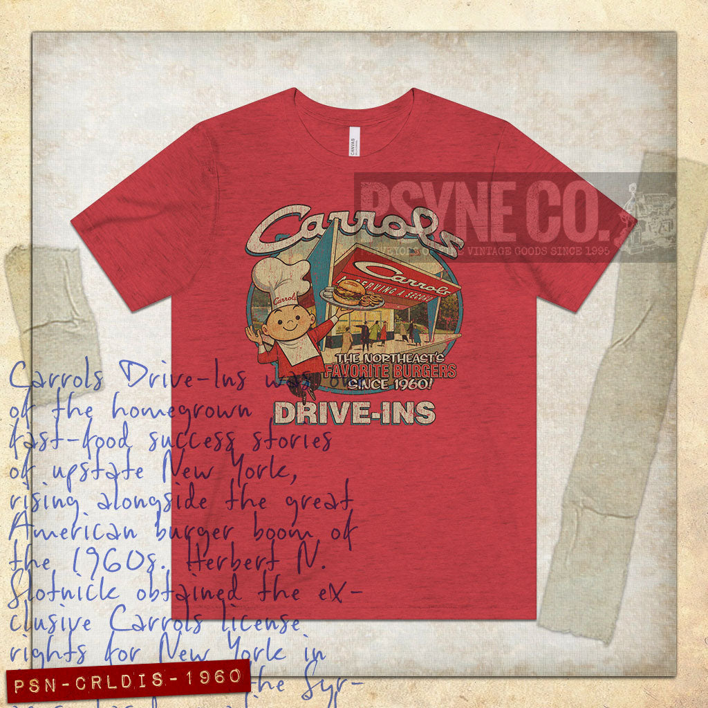 Carrols Drive-Ins 1960 Vintage Men's T-Shirt