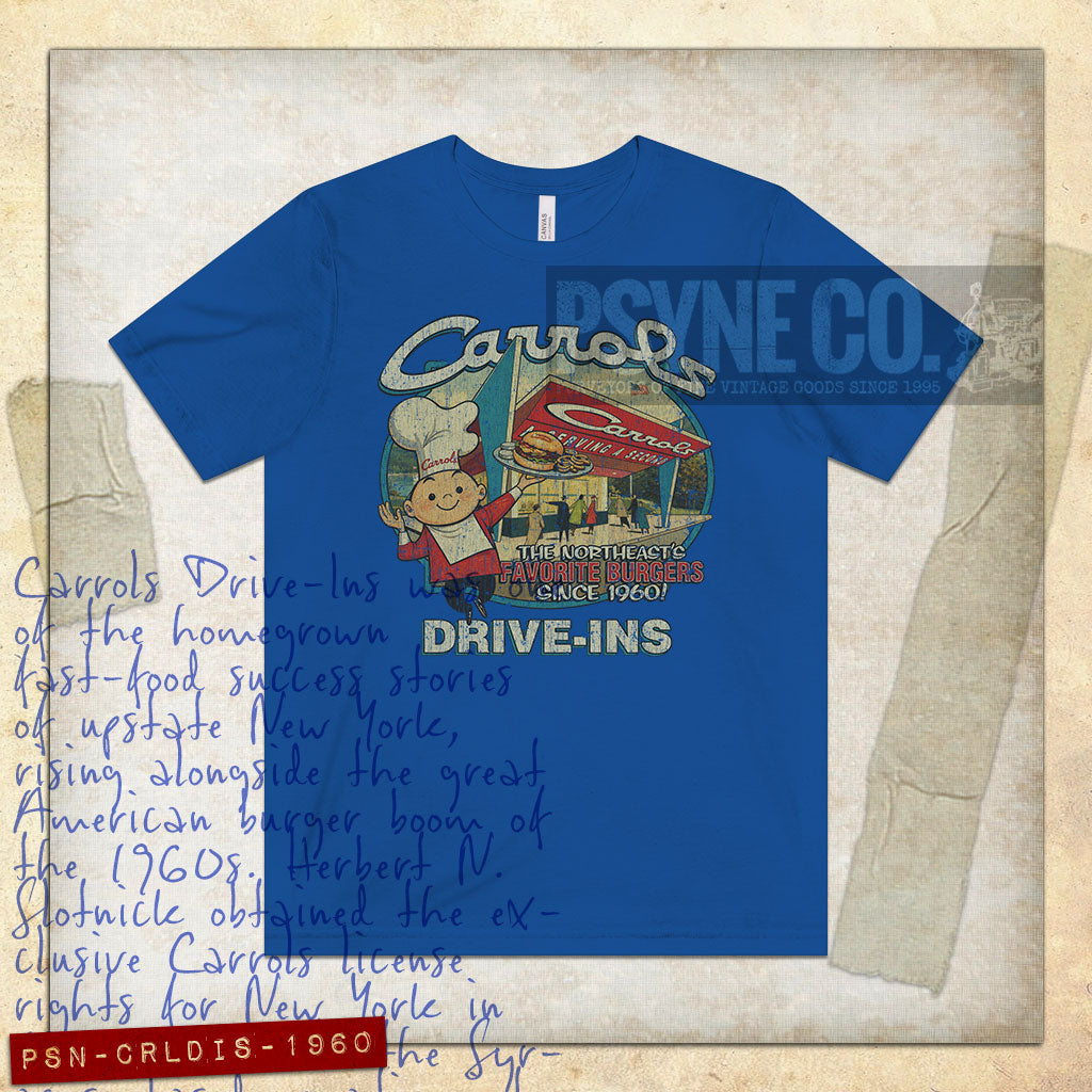 Carrols Drive-Ins 1960 Vintage Men's T-Shirt