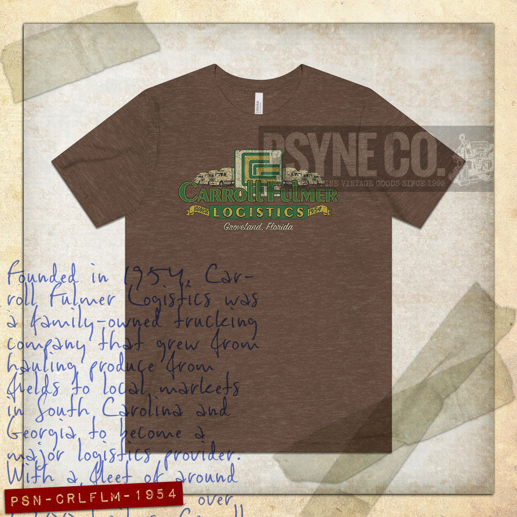 Carroll Fulmer Logistics 1954 Vintage Men's T-Shirt