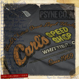 Carl's Speed Shop Whittier 1969 F/B Vintage Men's T-Shirt